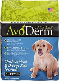 AvoDerm Natural Dog Food for Puppies, Senior, Small Breed and Large Breed