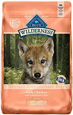 Blue Buffalo Wilderness High Protein Grain Free, Natural Puppy Large Breed Dry Dog Food, Chicken