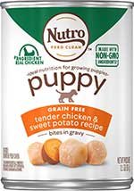 Nutro Puppy Grain-Free Tender Chicken & Sweet Potato in Gravy Recipe Canned Dog Food