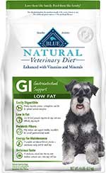 Blue Buffalo Natural Veterinary Diet GI Gastrointestinal Support Low Fat Dry Dog Food