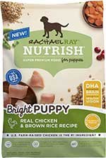 Rachael Ray Nutrish Bright Puppy Natural Real Chicken & Brown Rice Recipe Dry Dog Food