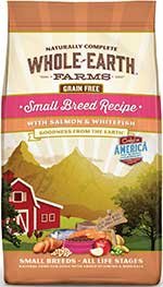 Whole Earth Farms Small Breed Recipe Salmon & Whitefish Grain-Free Dry Dog Food