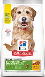 Hill's Science Diet Adult 7+ Senior Vitality Small & Mini Chicken & Rice Recipe Dry Dog Food