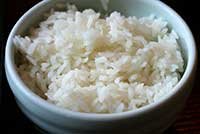 cooked white rice to stop dog diarrhea