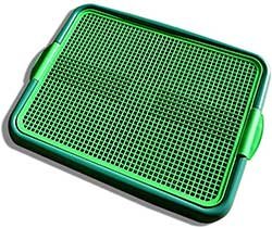 Blyss Pets Klean Paws Indoor Dog Potty, No Torn Potty Pads! Keep Paws Dry! Protect Floors! Easy Cleanup On Pads! for Puppies, Small Dogs & Cats, 1 Puppy Pad Holder Tray, Guarantee