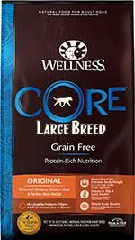Wellness CORE Grain-Free Large Breed Chicken & Turkey Recipe Dry Dog Food,